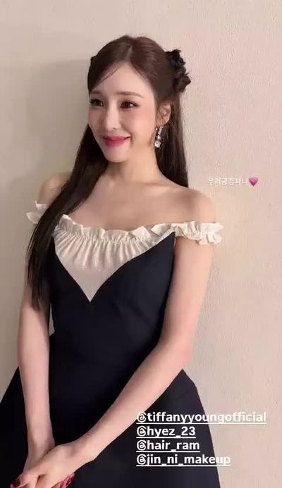 Tiffany - shows tits