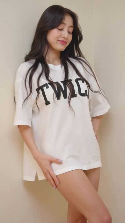 Jihyo - shaved pussy